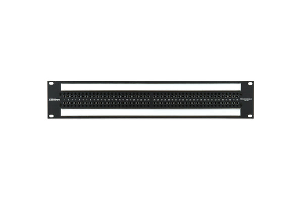 969a - 2x48 2RU TT Patchbay, Front Selectable TRS Audio