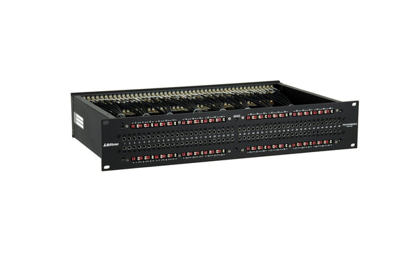 969s - 2x48 2RU TT Patchbay, Front Selectable TRS Audio