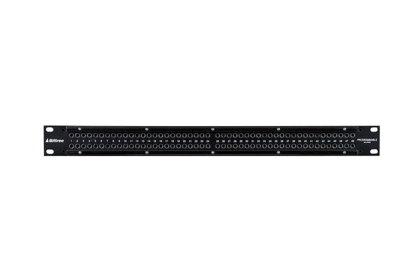 968s - 2x48 1RU TT Patchbay, Internally Selectable TRS Audio