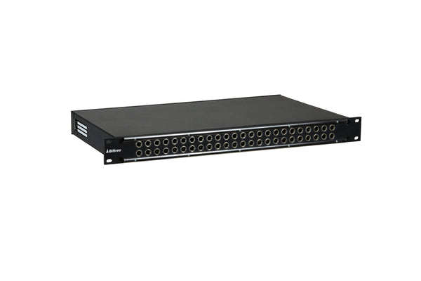 488 - 2X24, 1RU 1/4" LONG-FRAME PATCHBAY, INTERNALLY PROGRAMMABLE, E3 Rear Interface