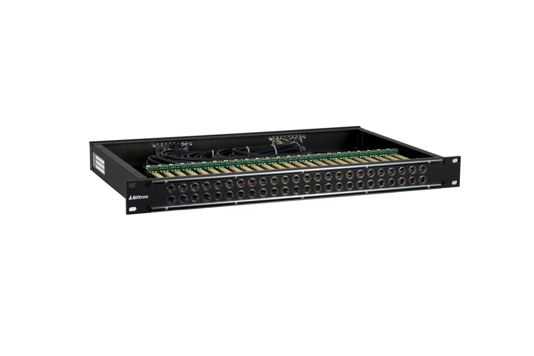 Long Patchbay Rack 488 - 2X24, 1RU 1/4