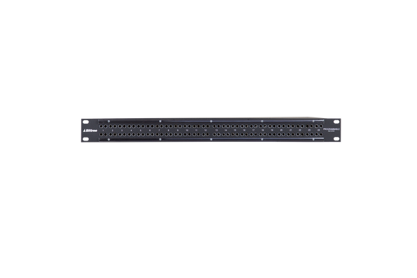 968s - 2x48 1RU TT Patchbay, Internally Selectable TRS Audio, Stereo Jack Spacing