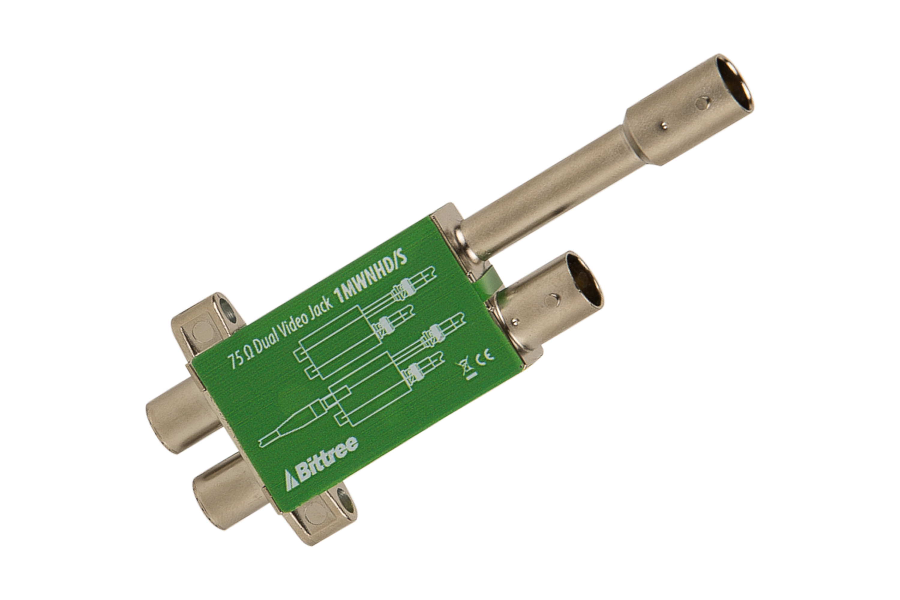 Mini-WECo Video Patchbay Jack Modules, Dual Body, 3GHz Mini-WECo Video Patchbay Jack Modules, Dual Body, 3GHz