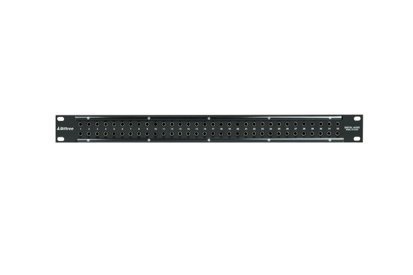 Coaxial Unbalanced Audio Patchbay, 2x32, 1 RU