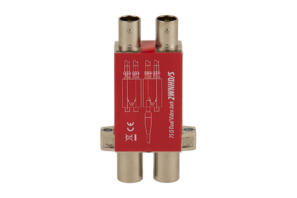 Standard WECo Video Patchbay Jack Modules, Dual Body, 3GHz