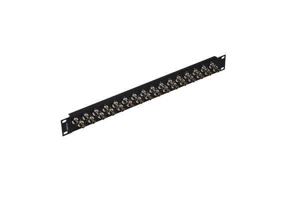 BNC Coaxial Bulkhead Patch Panel, 1x32, 1 RU