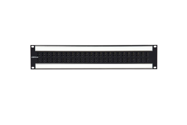 Internally Programmable RS-422 Patchbay, 2x24, 2 RU, RJ45 Rear Interface