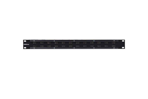 Internally Programmable RS-422 Patchbay, 2x12, 1 RU, DE-9 Rear Interface