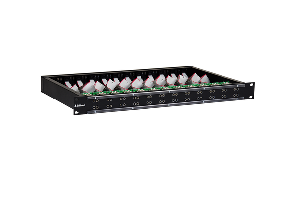 Internally Programmable RS-422 Patchbay, 2x12, 1 RU, DE-9 Rear Interface