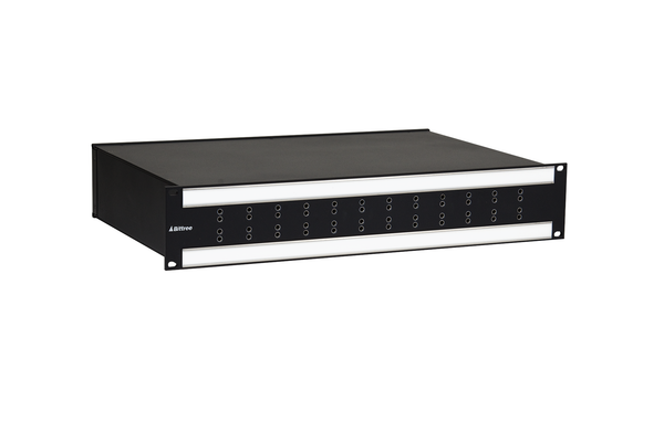 Internally Programmable RS-422 Patchbay, 2x12, 2 RU, DE-9 Rear Interface