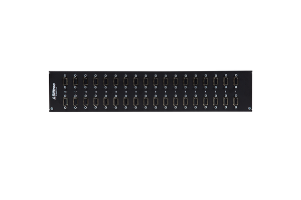 Internally Programmable RS-422 Patchbay, 2x18, 2 RU, DE-9 Rear Interface