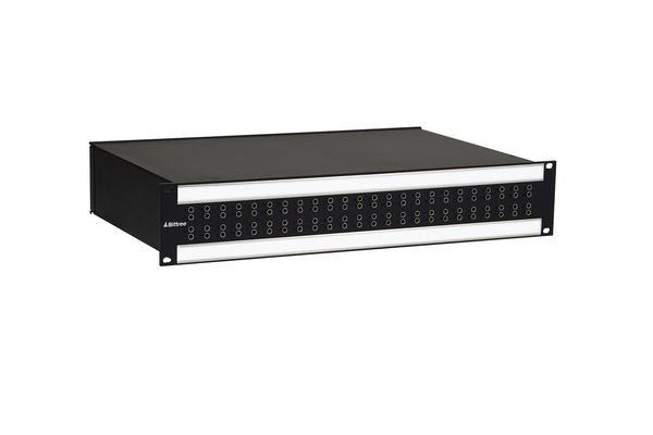 Internally Programmable RS-422 Patchbay, 2x24, 2 RU, DE-9 Rear Interface