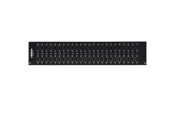 Internally Programmable RS-422 Patchbay, 2x24, 2 RU, DE-9 Rear Interface