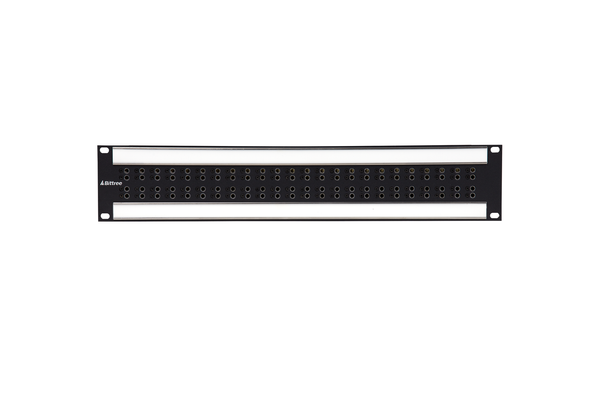 Internally Programmable RS-422 Patchbay, 2x24, 2 RU, DE-9 Rear Interface