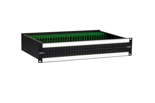 Active RS-422 Patchbay, 2x32, 2 RU, DE-9 Rear Interface