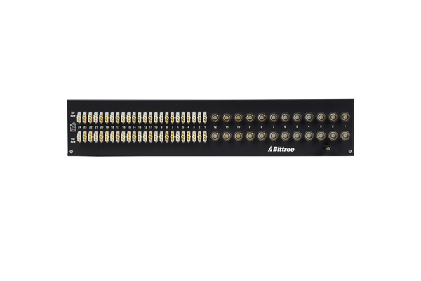 Integrated (IPS) Audio and Video Patchbay, Standard WECO and TT (Bantam), 2 RU, BIPS-198A