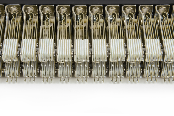 Patchbay - Audio 1/4 Inch Long-Frame Non-Programmable 481 Series Solder Style Patchbay, 2x24, 1RU, Pre-Tinned Jack Tails, 6-Lug