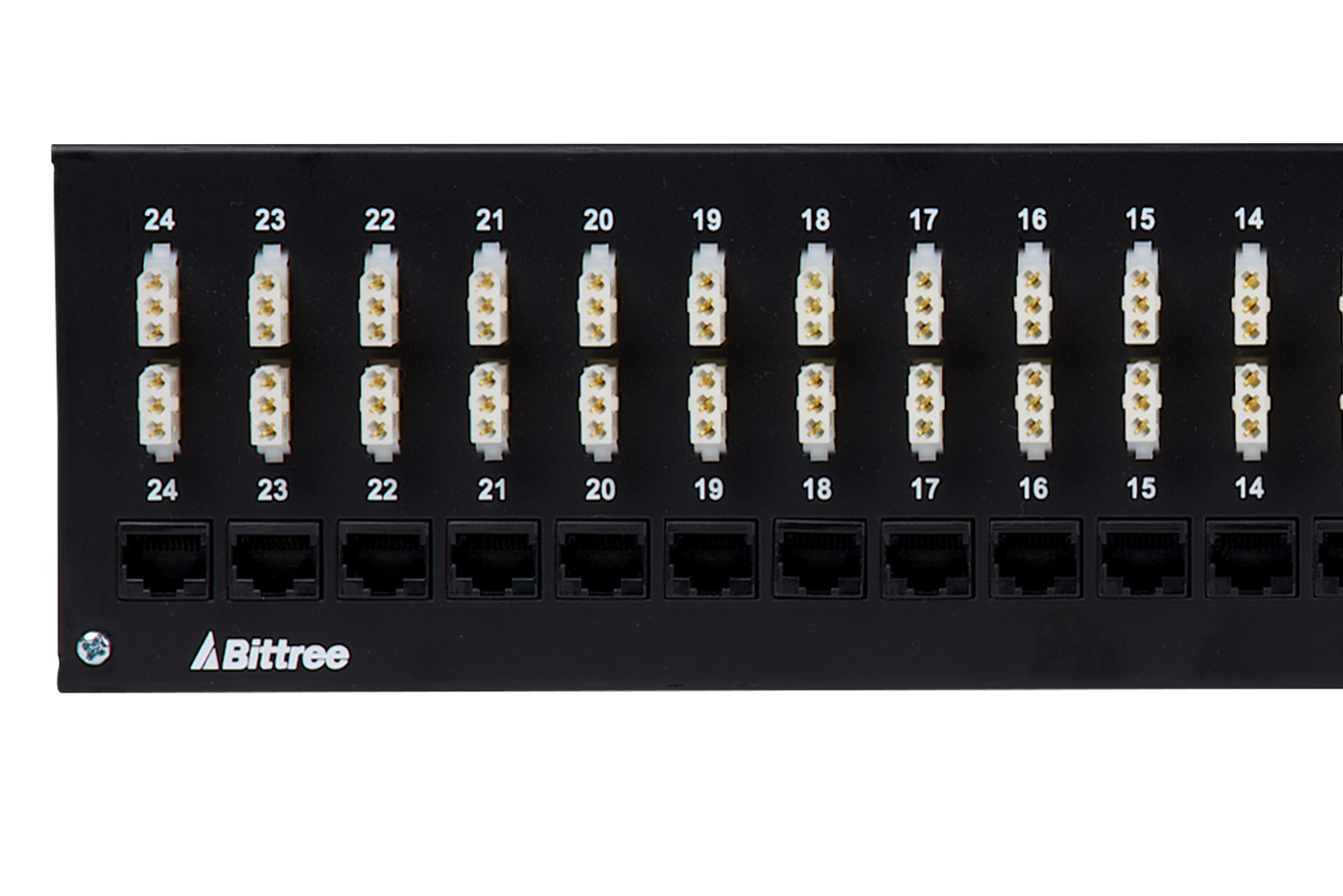 Rj45 patchbay outlet