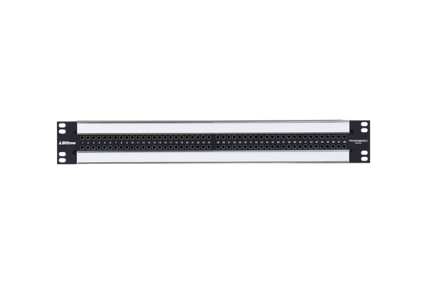 968 - 2x48 1.5RU TT Patchbay, Internally Selectable TRS Audio