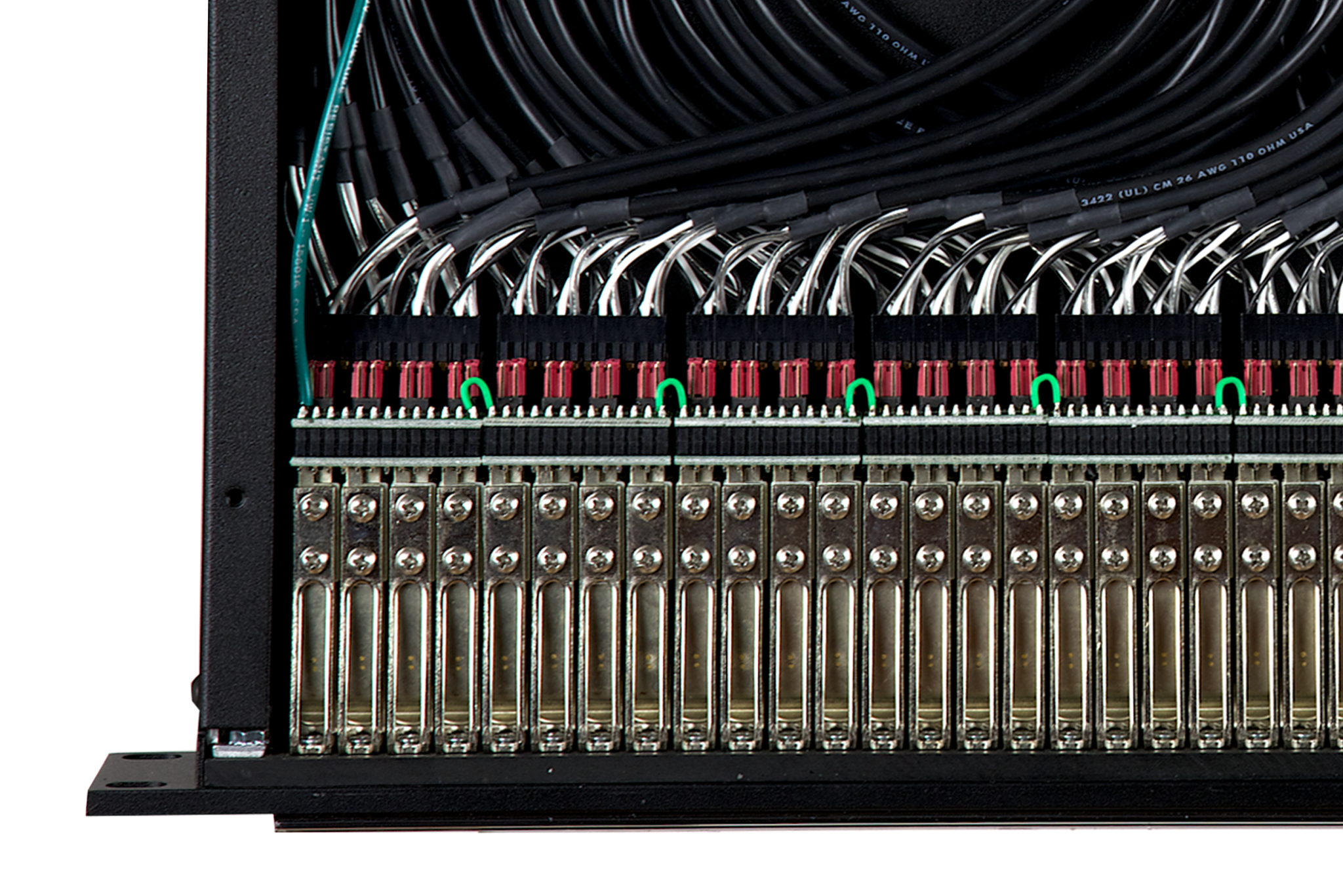 968s - 2x48 1.5RU TT Patchbay, Internally Selectable TRS Audio