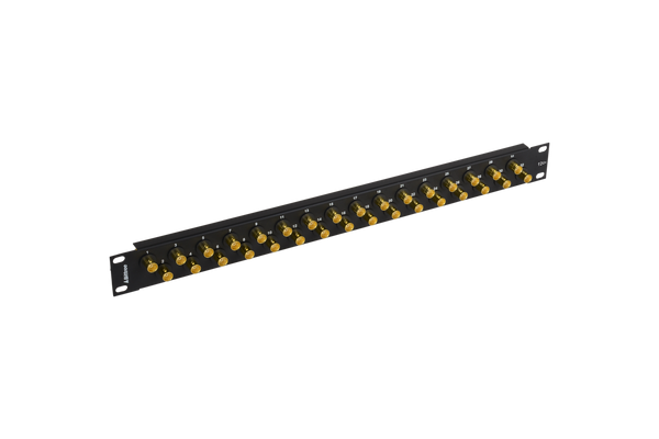 12G+ BNC Coaxial Bulkhead Patch Panel, 1x32, 1 RU