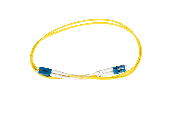 Fiber-Optic Patch Cable, LC to LC, 8.3/125um Single-Mode, OS1