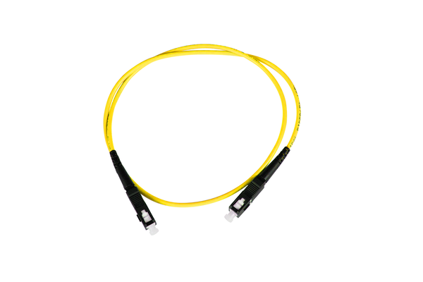 Fiber-Optic Patch Cable, SC to SC, 8.3/125um Single-Mode, OS1