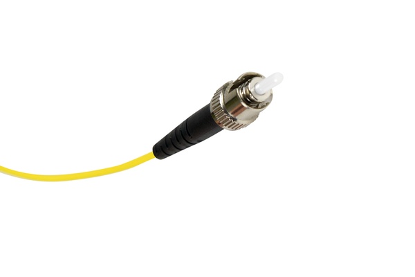 Fiber-Optic Patch Cable, ST to ST, 8.3/125um Single-Mode, OS1