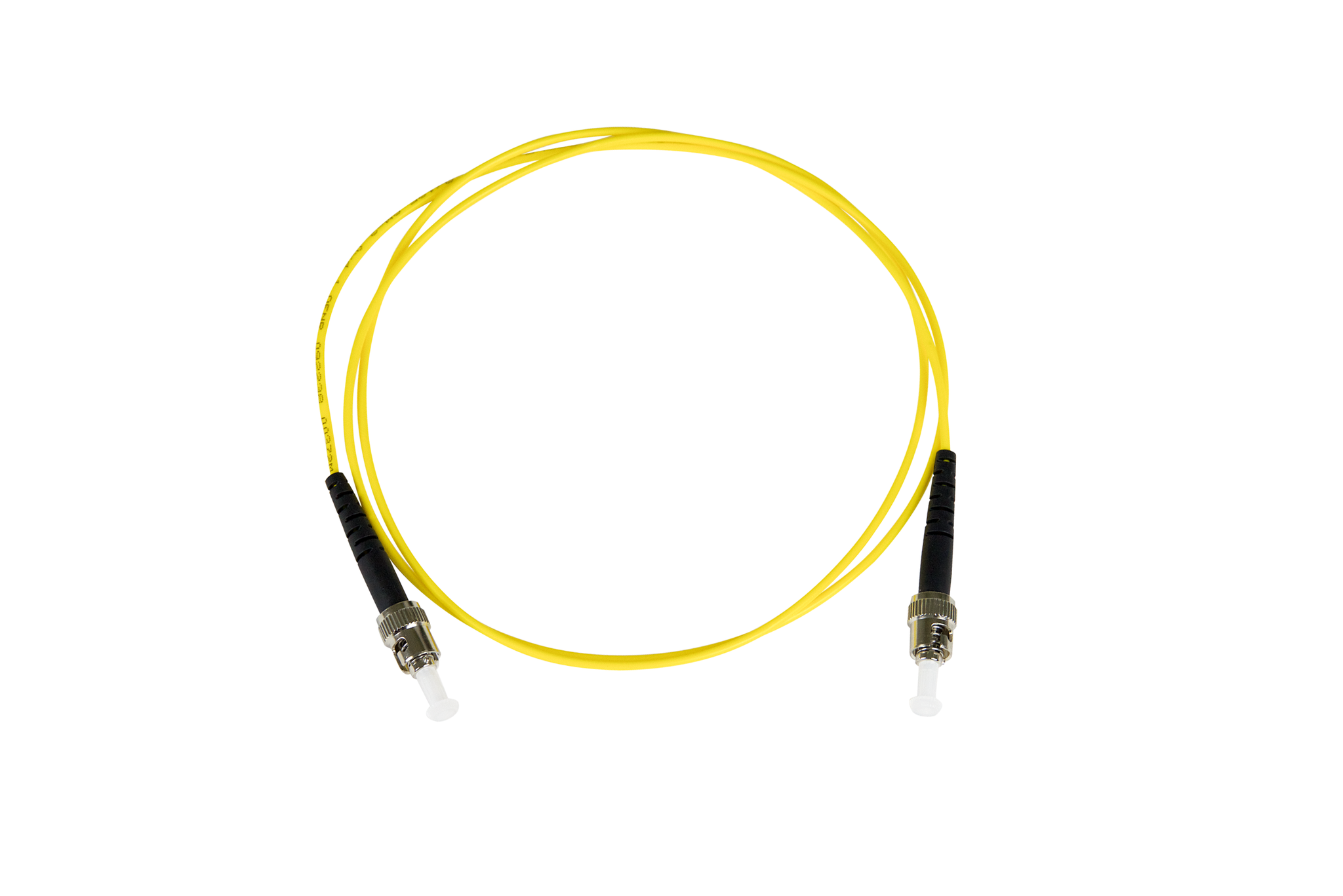 Fiber-Optic Patch Cable, ST to ST, 8.3/125um Single-Mode, OS1 Fiber-Optic Patch Cable, ST to ST, 8.3/125um Single-Mode, OS1