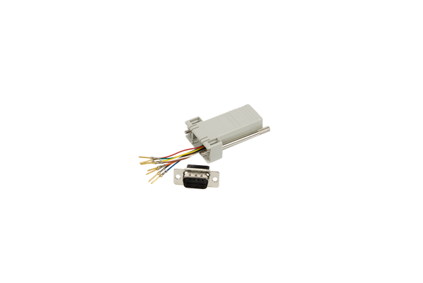 D9 Male to RJ45 Adapter
