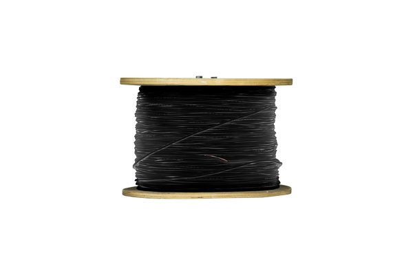 Raw Cable:  1 pair, 110 ohm, 26 AWG, digital/analog, 0.143 in. OD, Black