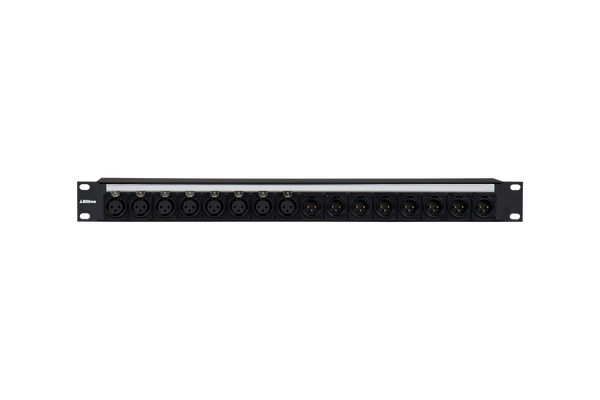 Male and Female XLR to E3 Bulkhead Patch Panel